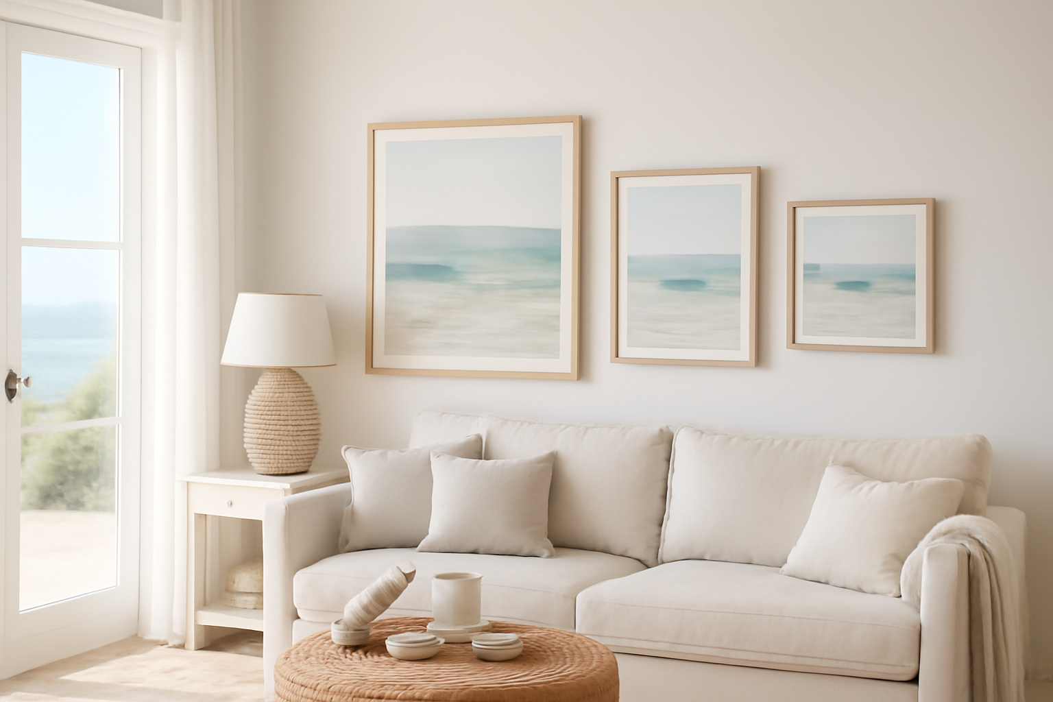 Comparing Sizes of Print on Demand Coastal Decor Options