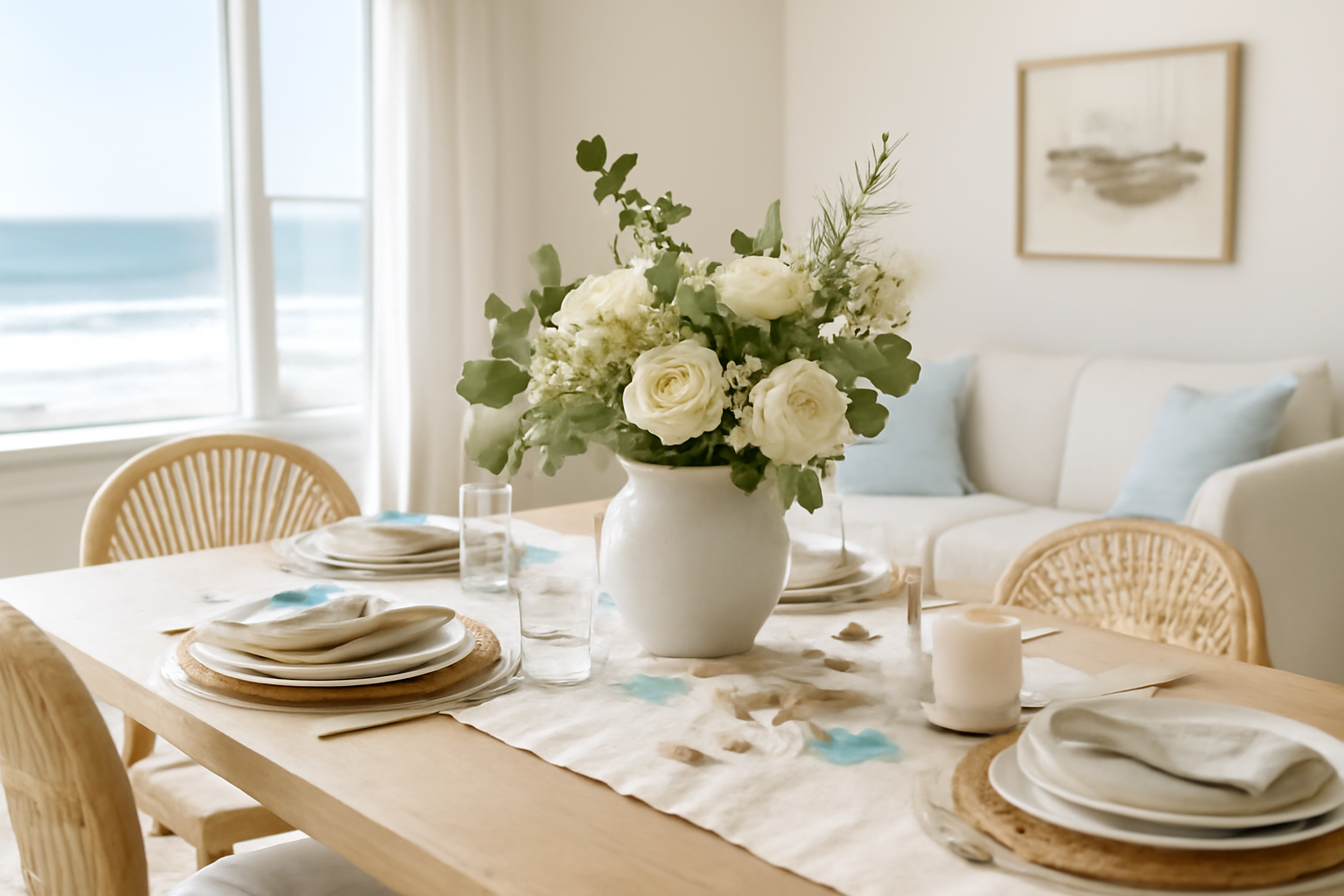 Creating Meaningful Coastal Decor for Special Occasions When You Host a Beach House Gathering