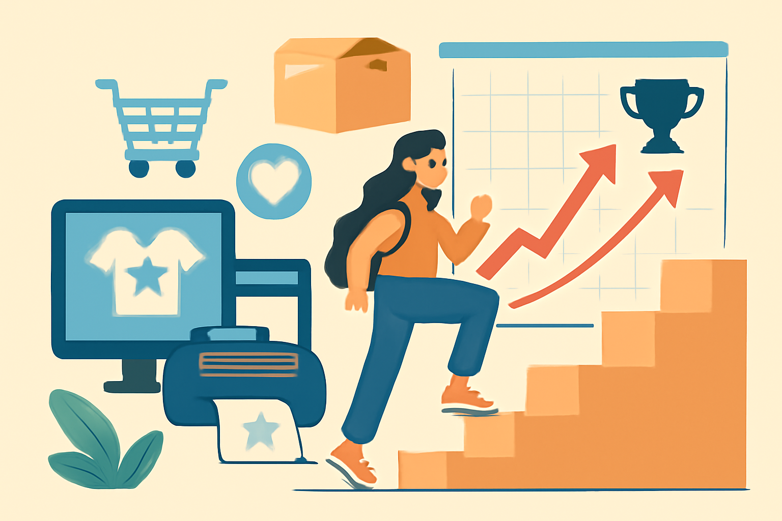 Step-by-Step Guide to Succeed in Your Print on Demand Business