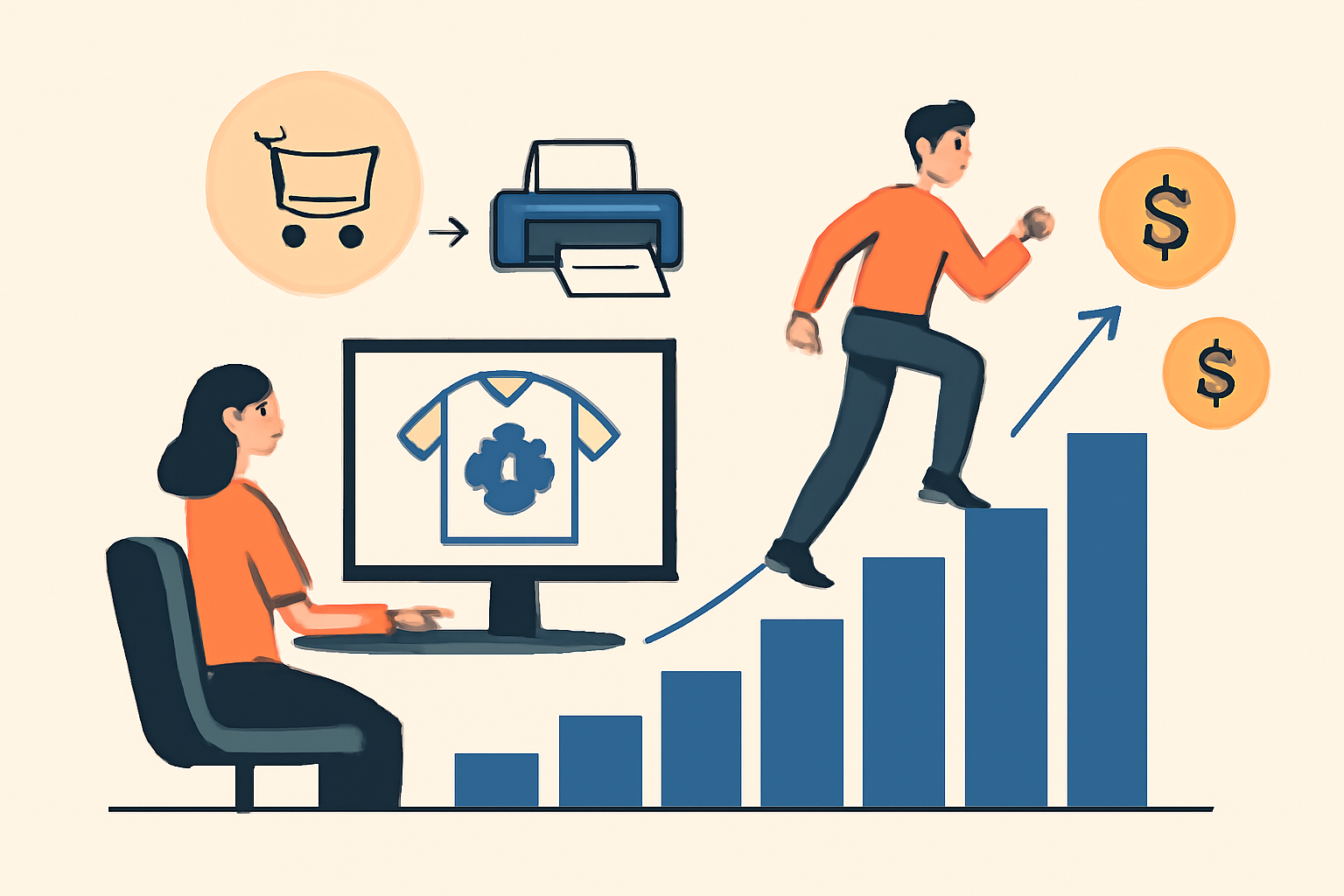 How to Improve Sales with Print on Demand in 7 Steps