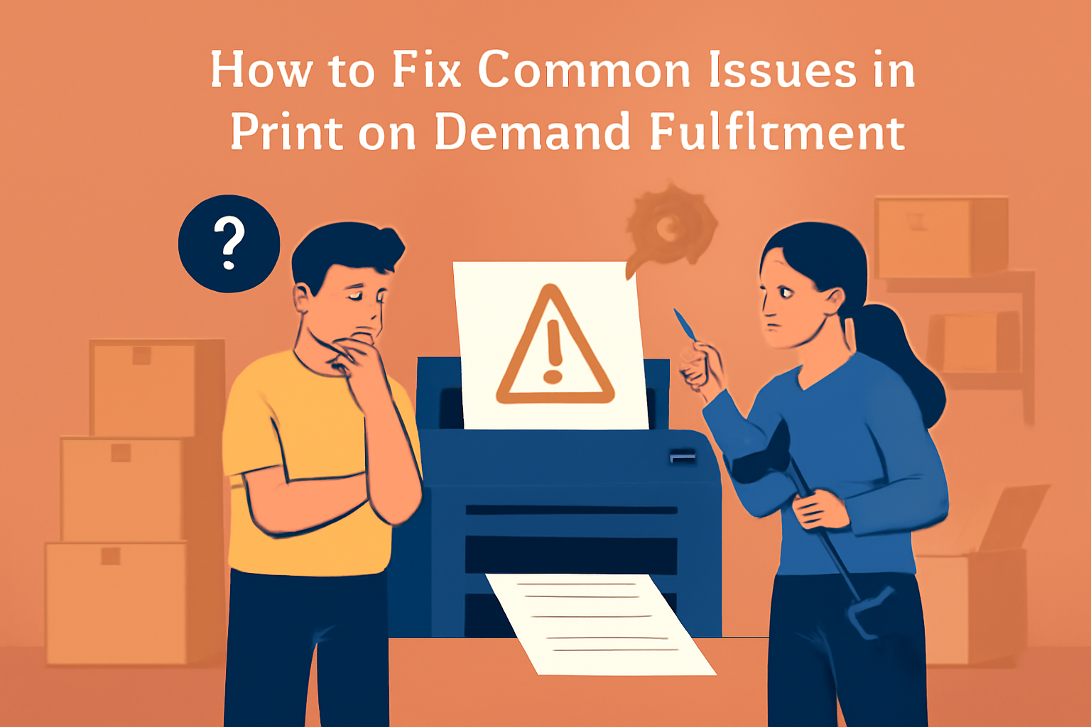 How to Fix Common Issues in Print on Demand Fulfillment