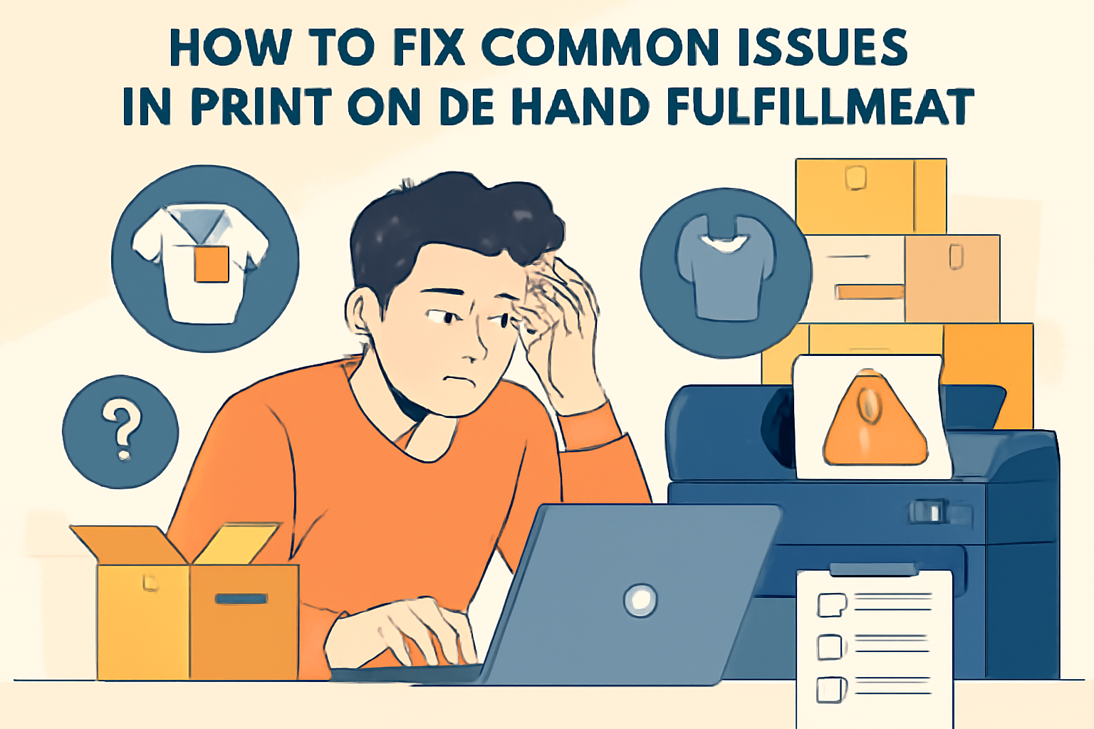 How to Fix Common Issues in Print on Demand Fulfillment