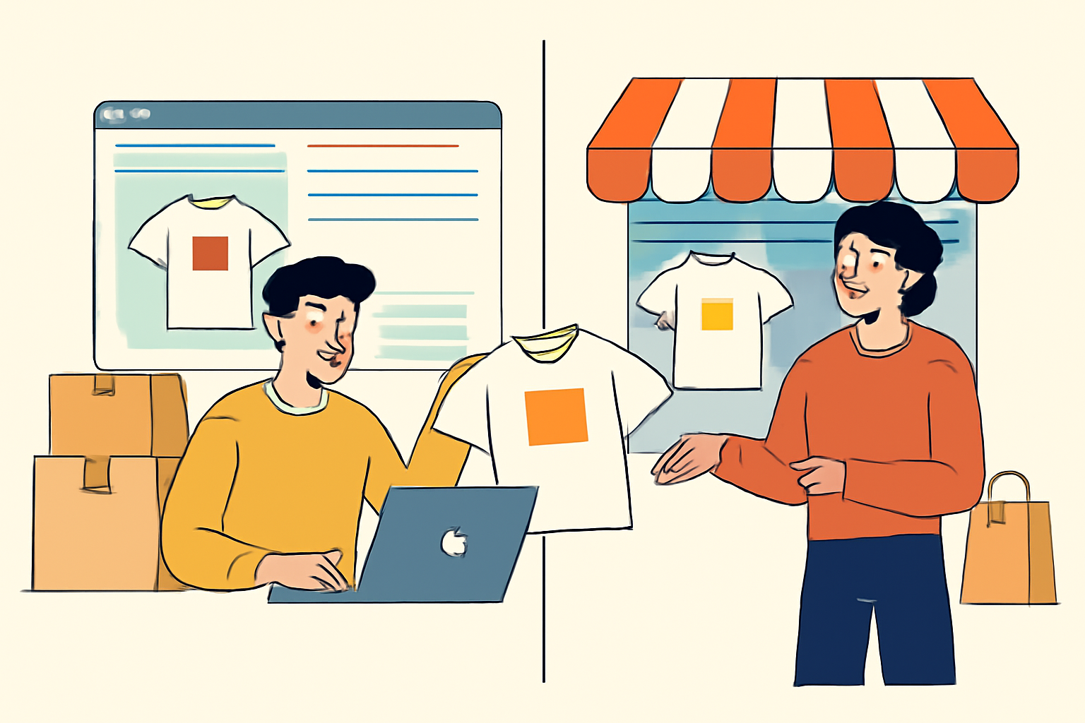 Comparing Print on Demand and Traditional Retail