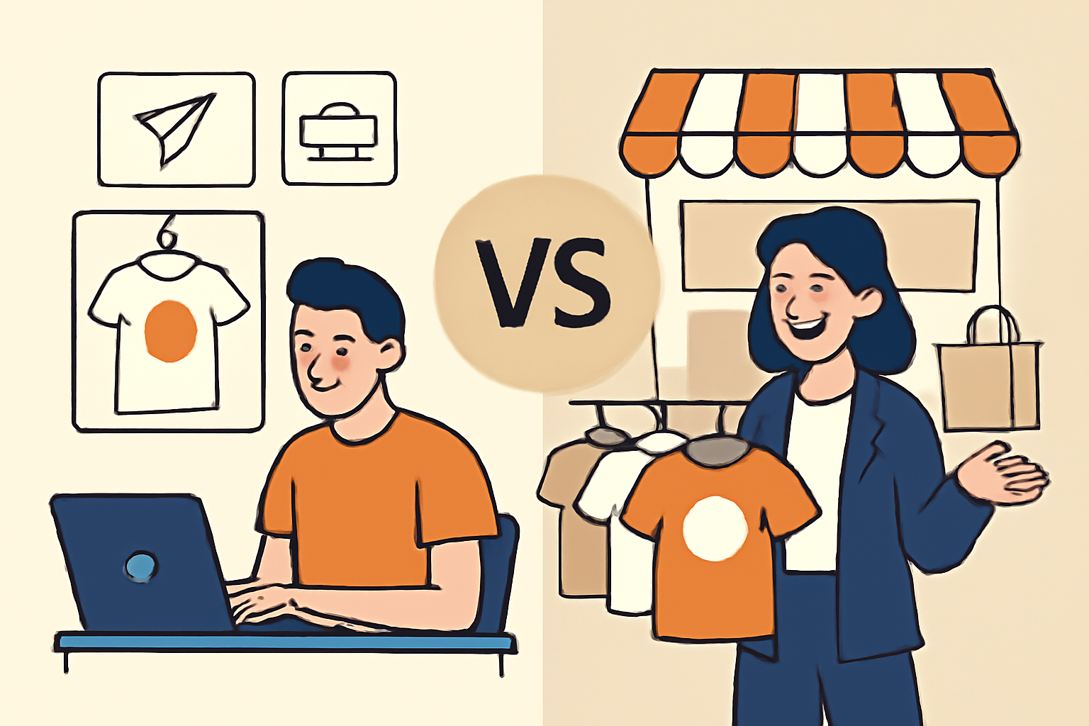 Print on Demand vs Traditional Retail: A Comprehensive Comparison