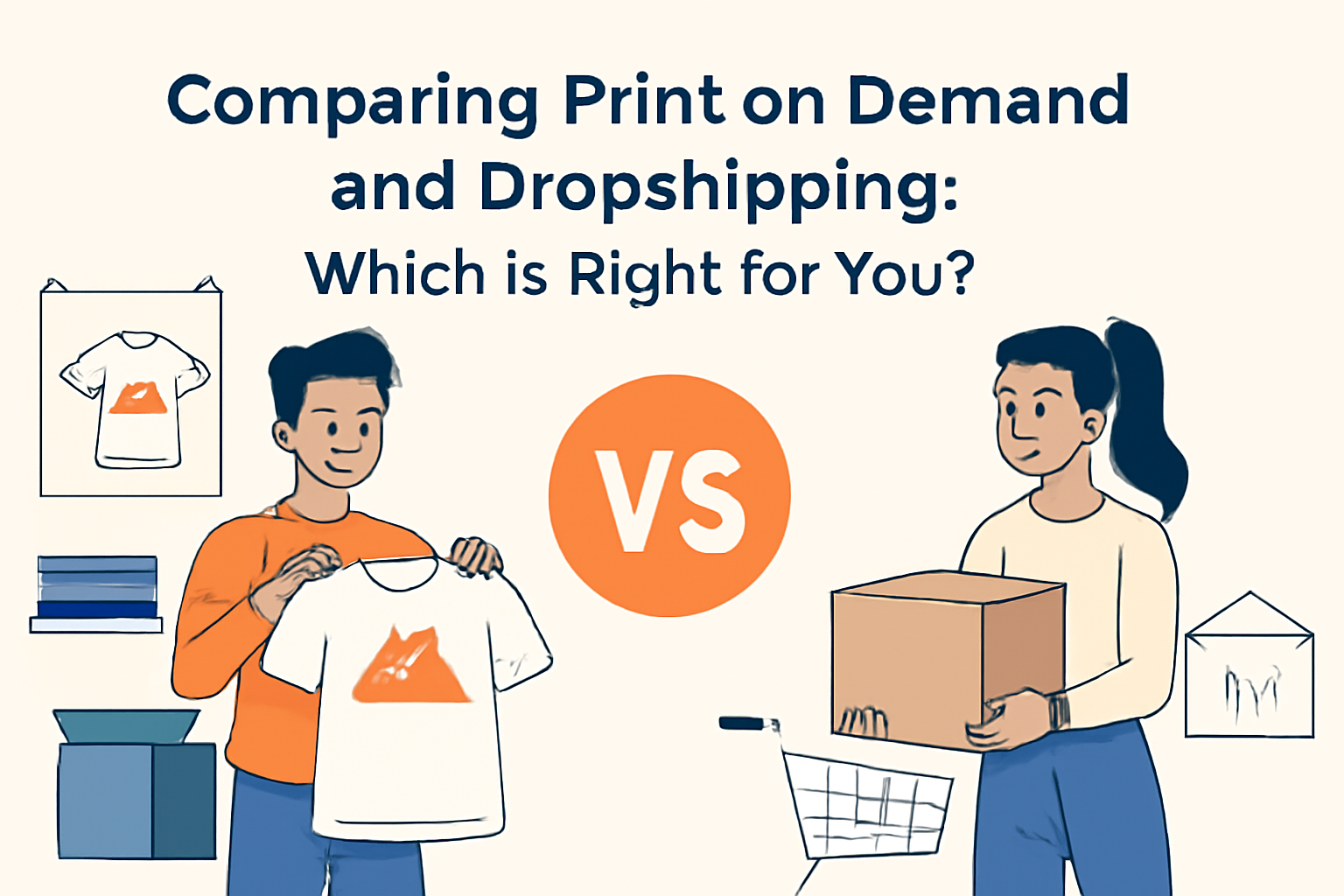 Comparing Print on Demand and Dropshipping: Which is Right for You?