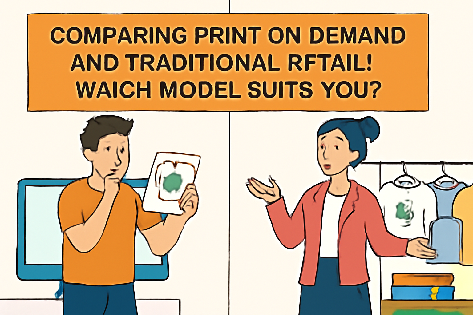 Comparing Print on Demand and Traditional Retail: Which Model Suits You?