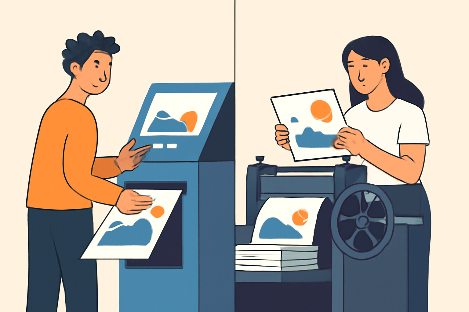 Comparing Print On Demand and Traditional Printing