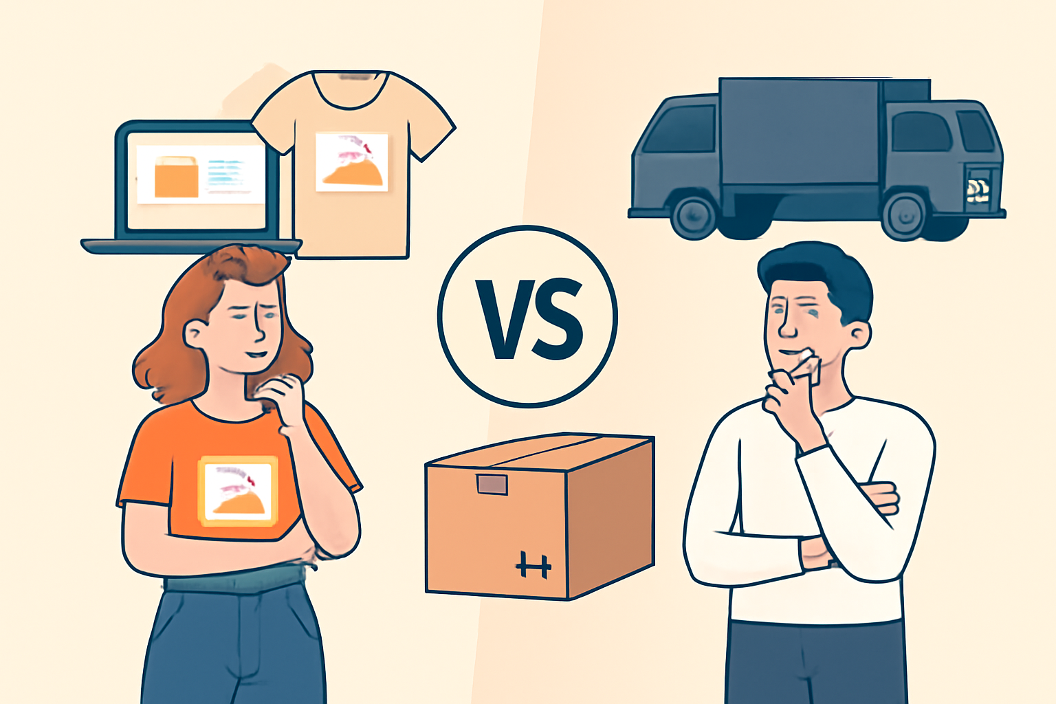 Etsy Print on Demand vs Dropshipping: A Comprehensive Comparison