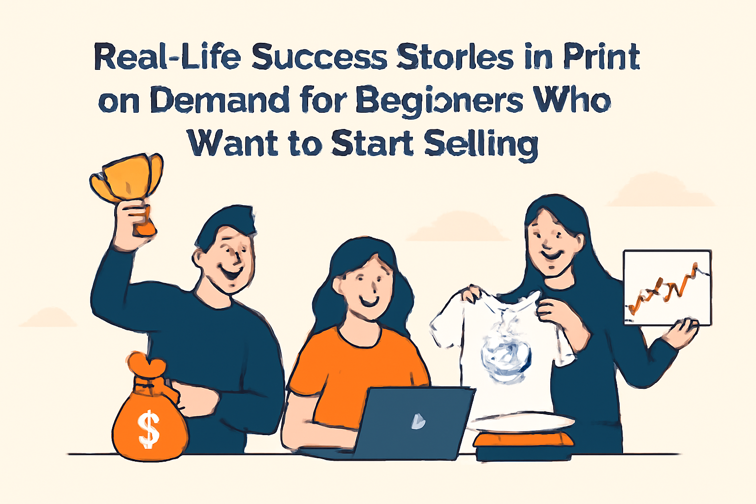 Real-Life Success Stories in Print on Demand for Beginners Who Want to Start Selling