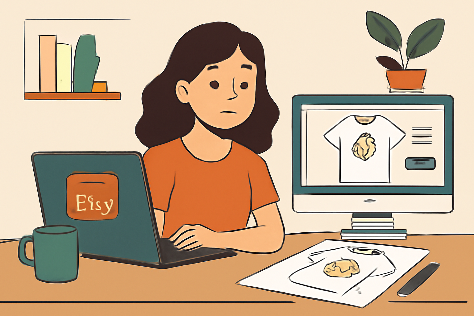 Getting Started on Etsy Print on Demand When You're a Complete Beginner