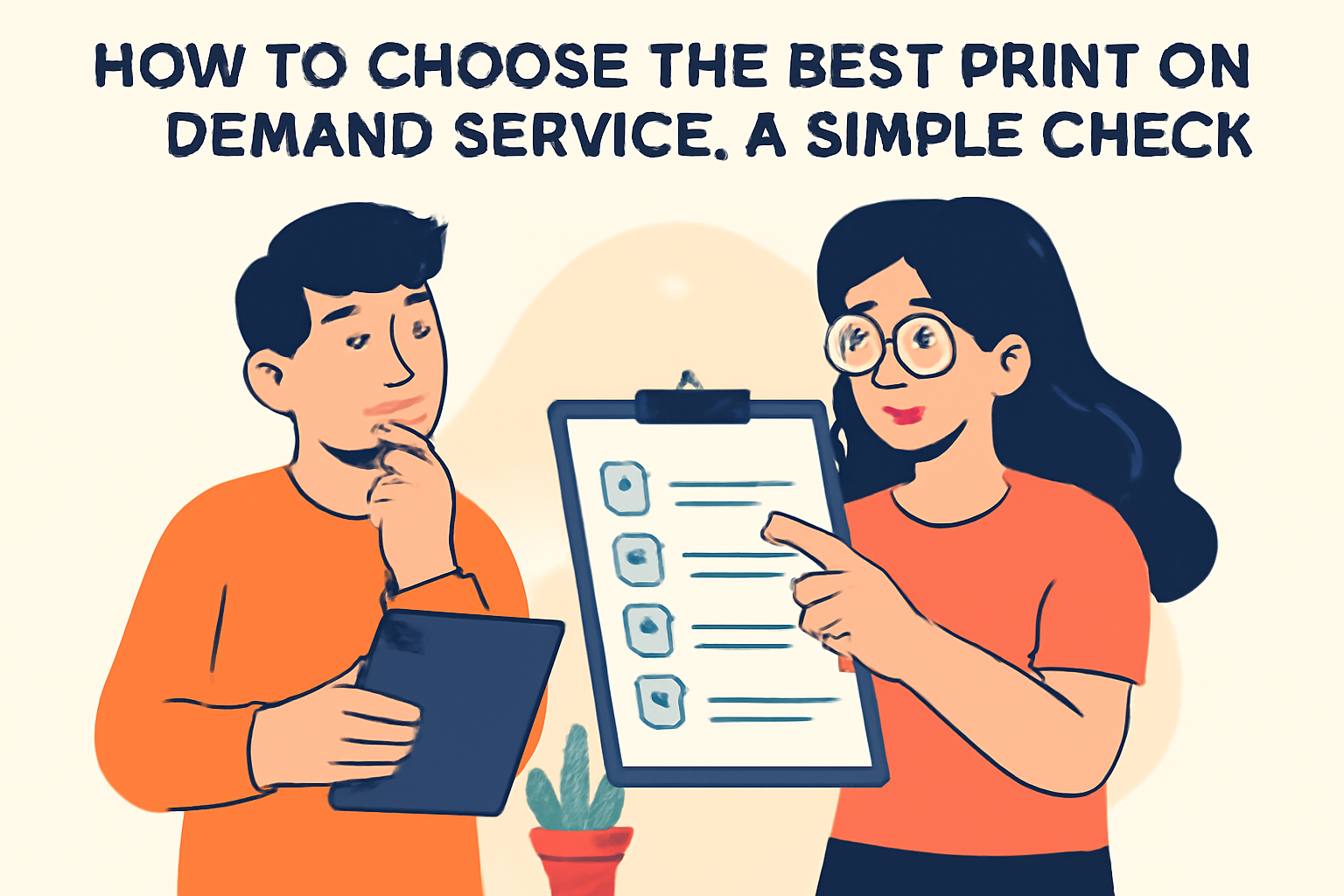 How to Choose how to choose the best print on demand service: A Simple Checklist