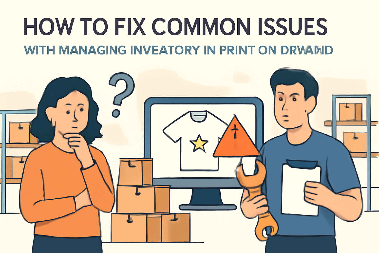 How to Fix Common Issues with Managing Inventory in Print on Demand