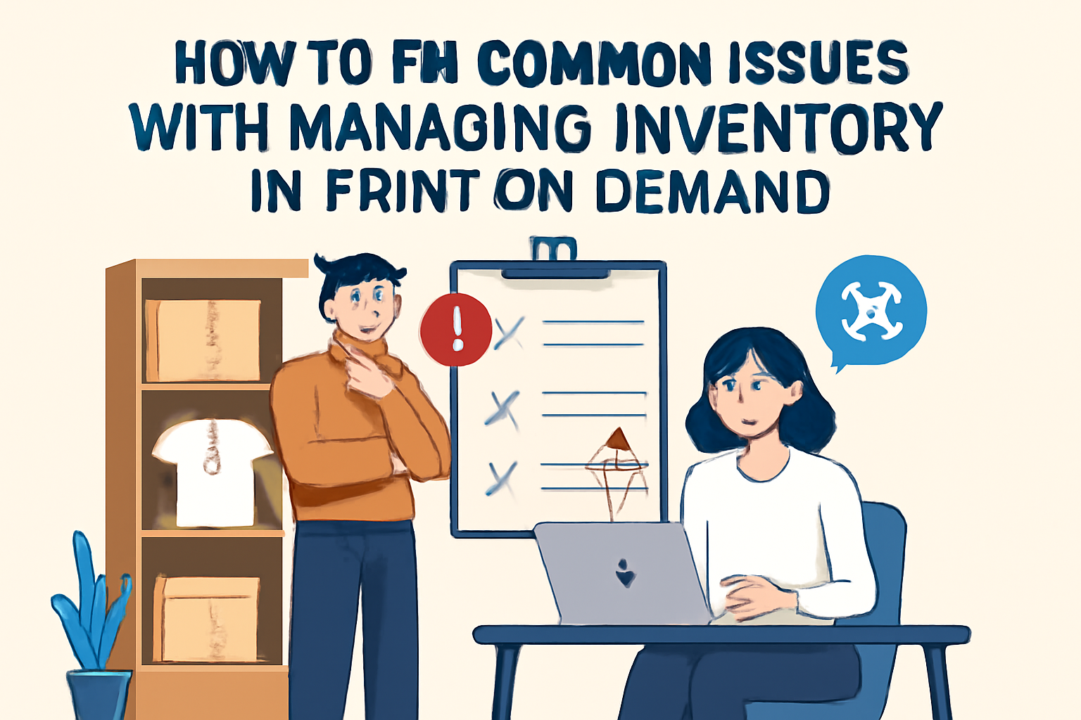 How to Fix Common Issues with Managing Inventory in Print on Demand