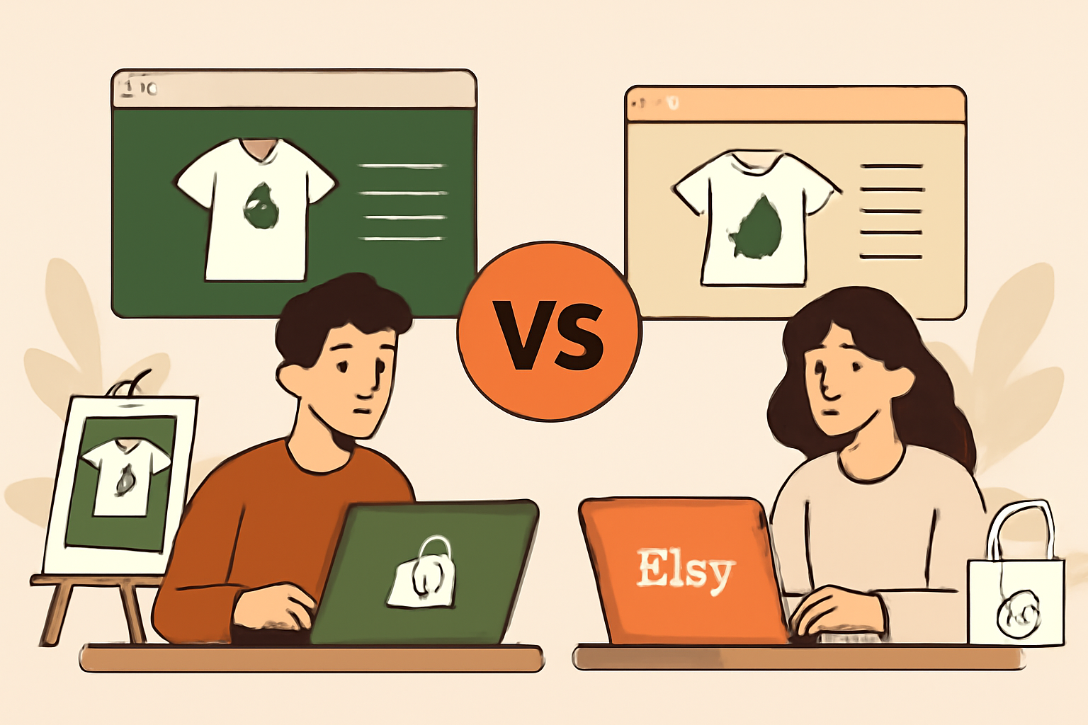 Shopify vs Etsy for Print on Demand: A Comprehensive Comparison