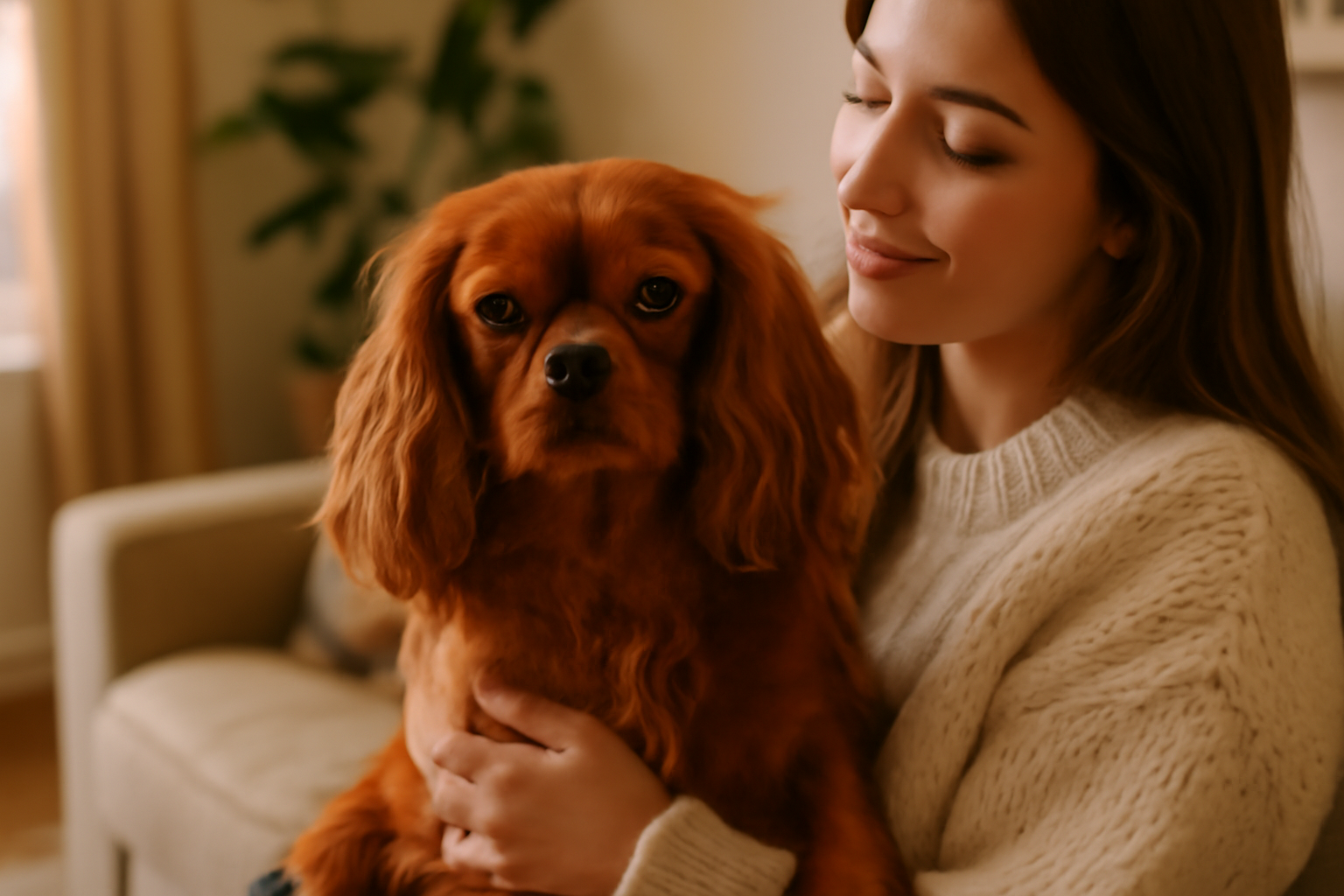 Welcoming a Ruby Cavalier King Charles Spaniel into Your Home