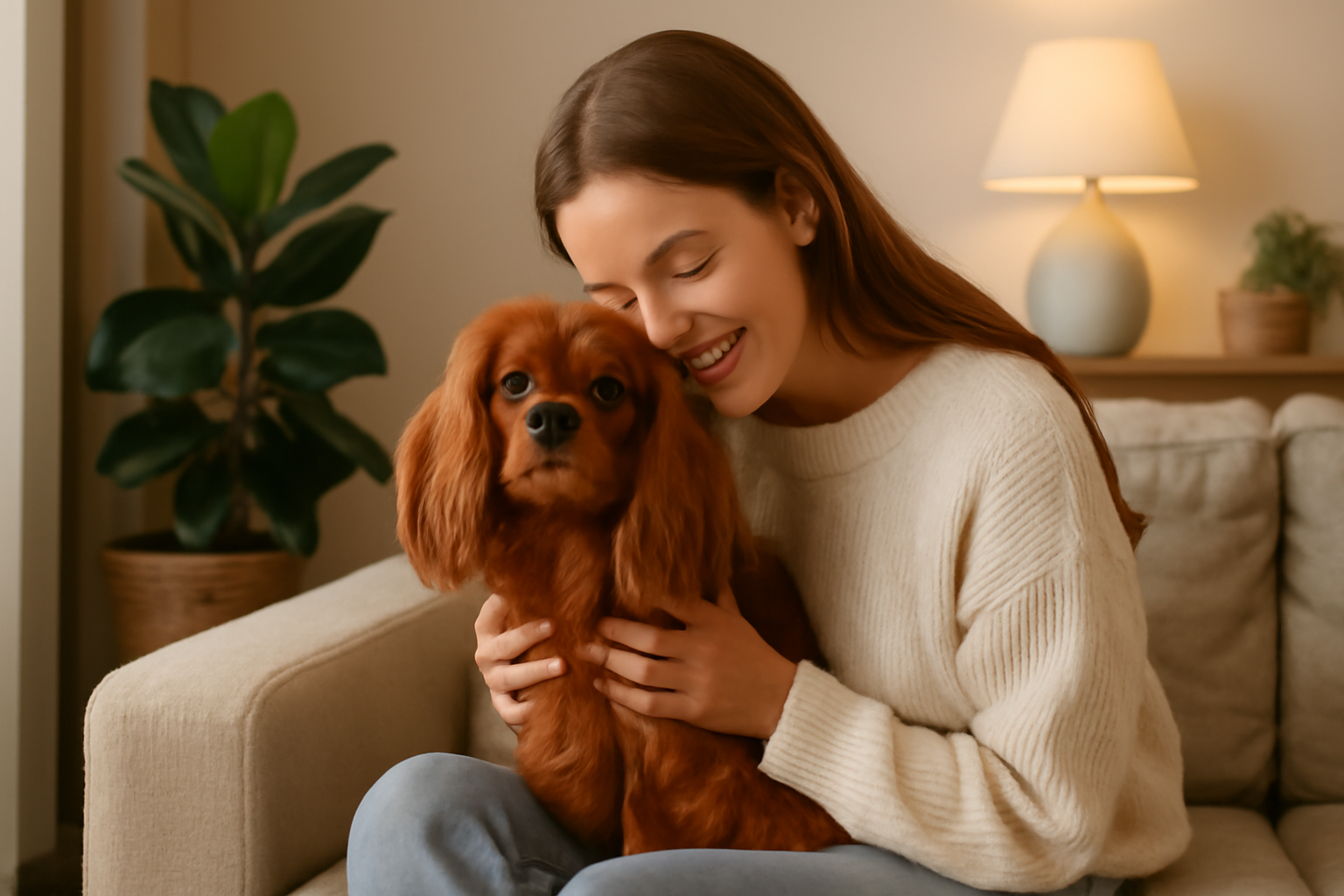 Welcoming a Ruby Cavalier King Charles Spaniel into Your Home