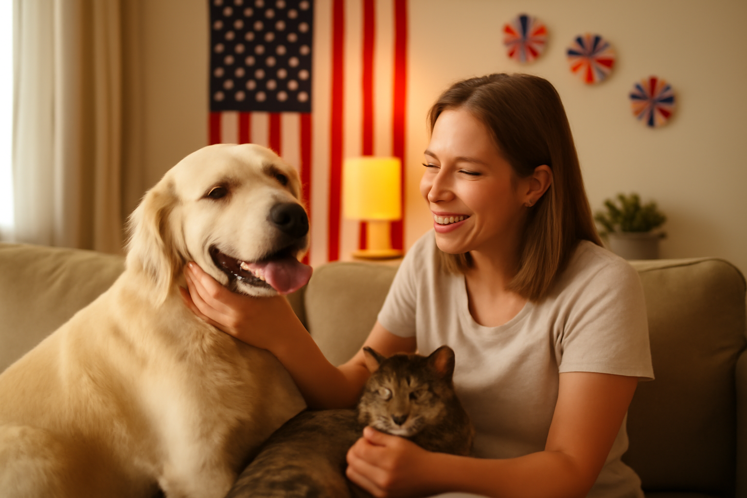 How to Keep Your Pets Calm and Happy This July 4th