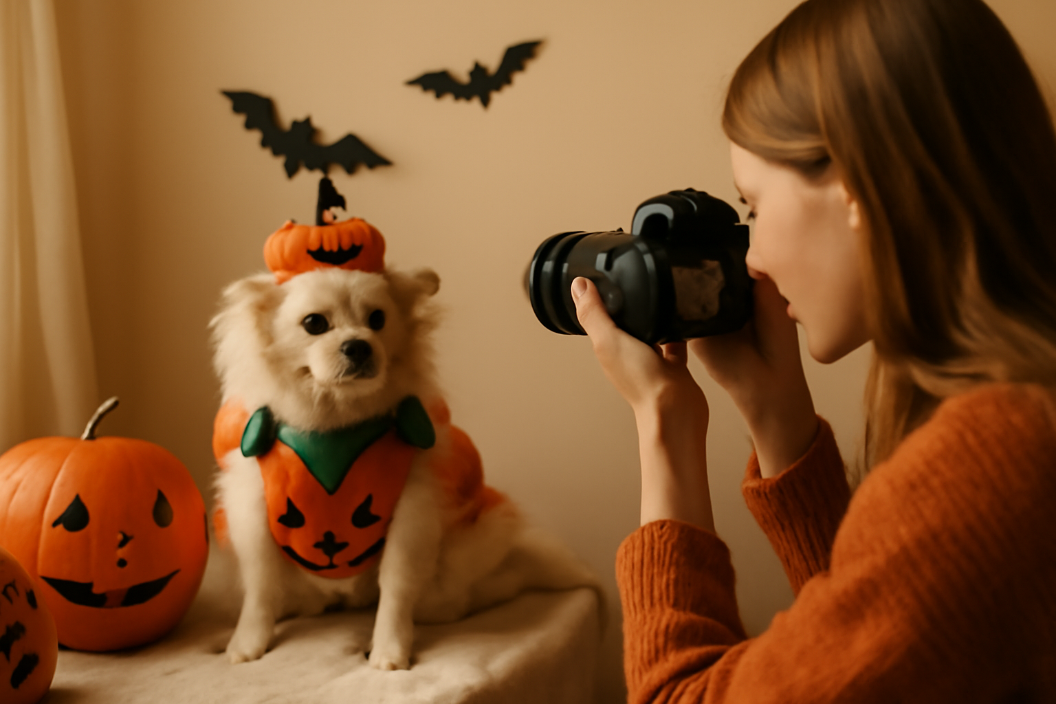Step-by-Step Guide to Taking Cute Halloween Pet Photos