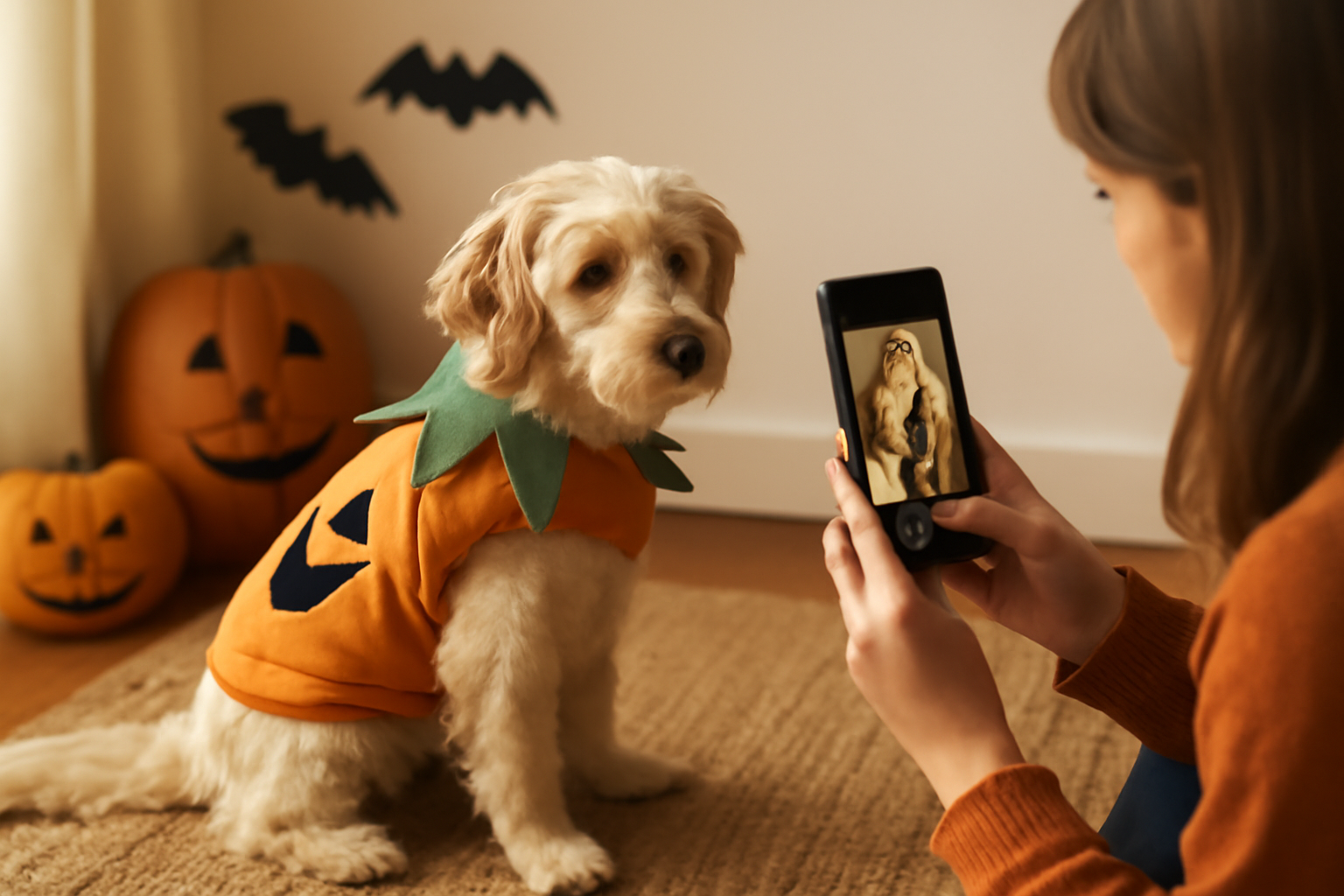 Step-by-Step Guide to Taking Cute Halloween Pet Photos