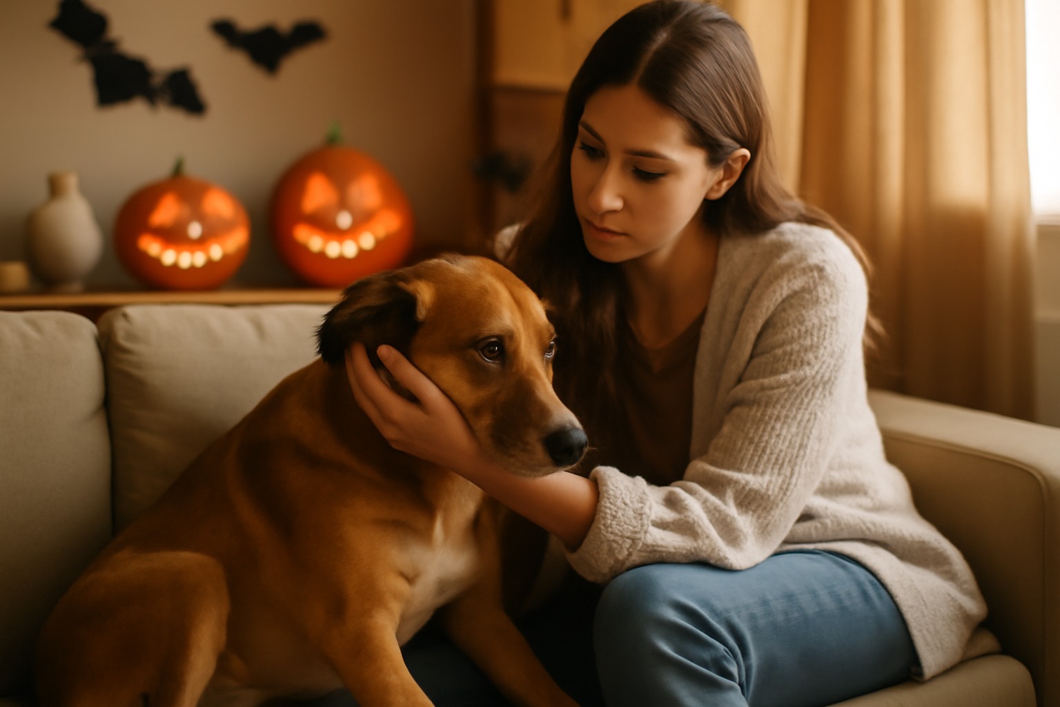 How to how to manage dog anxiety during Halloween: Step-by-Step