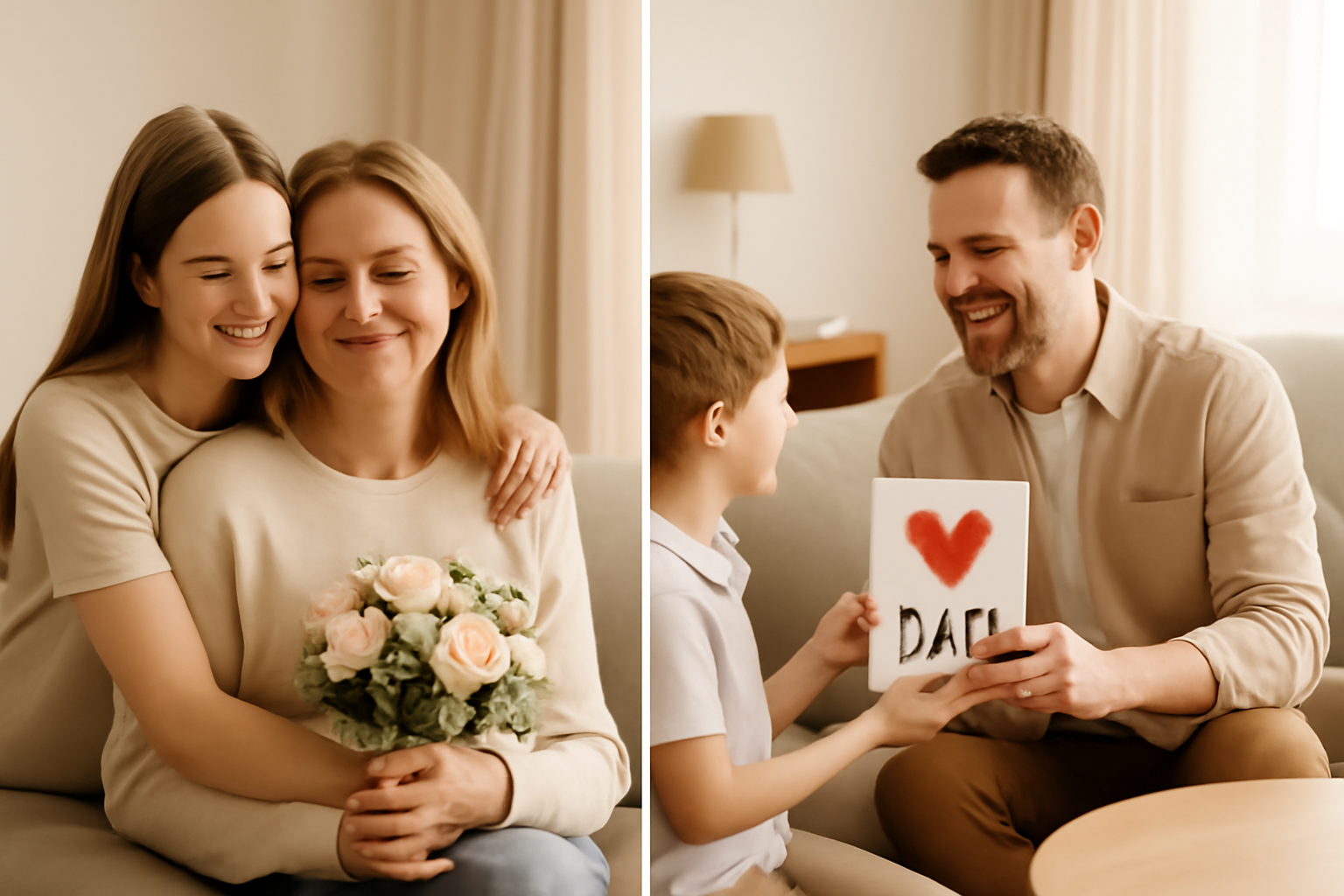 Comparing Celebrating Mother's Day vs Father's Day