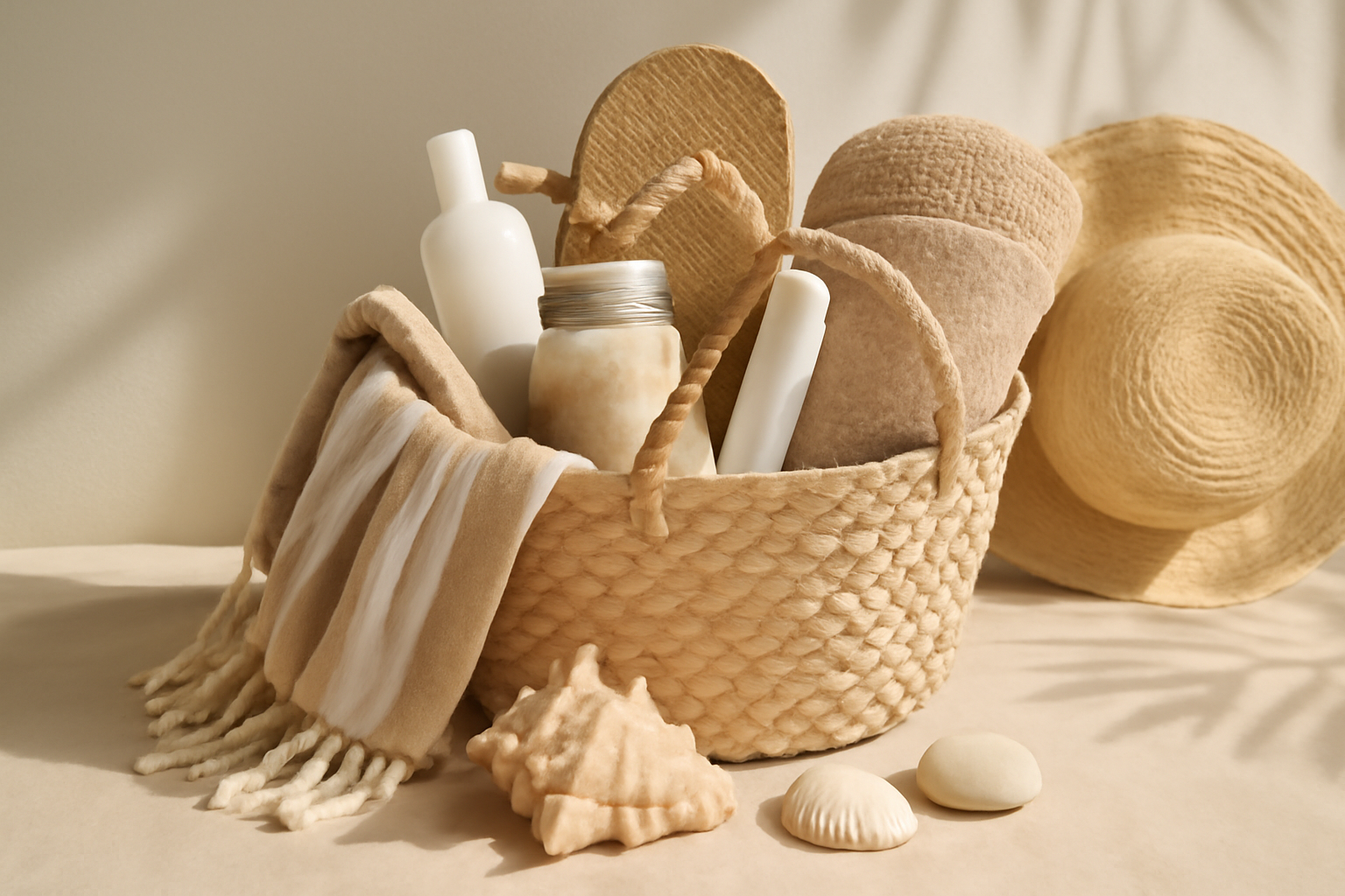 Step-by-Step Guide to Creating a Beach-Themed Gift Basket