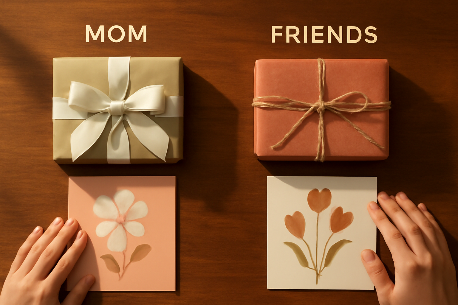 Comparing the Best Gifts for Mom vs. Gifts for Friends