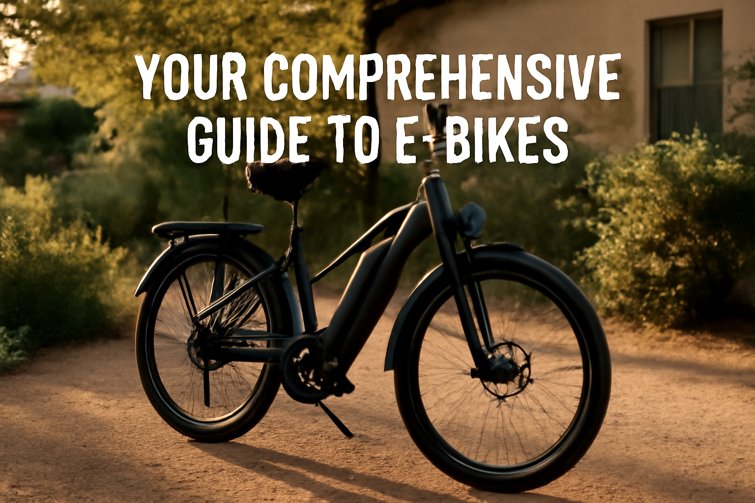 Your Comprehensive Guide to E-bikes