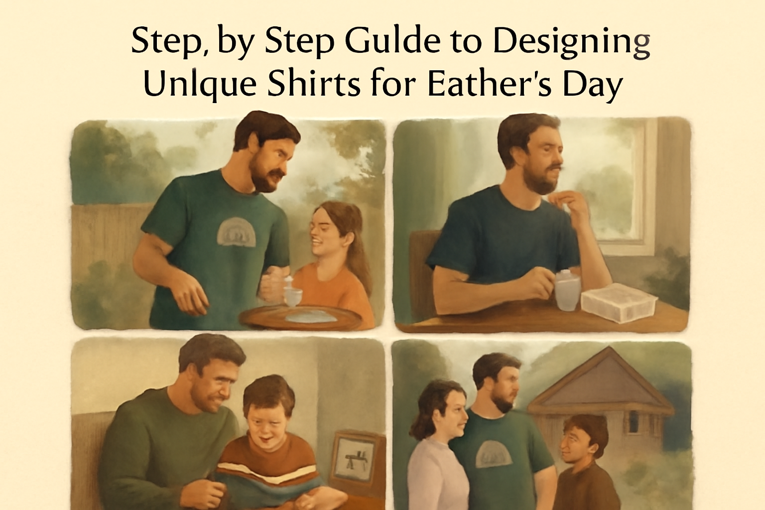 Step-by-Step Guide to Designing Unique Shirts for Father's Day