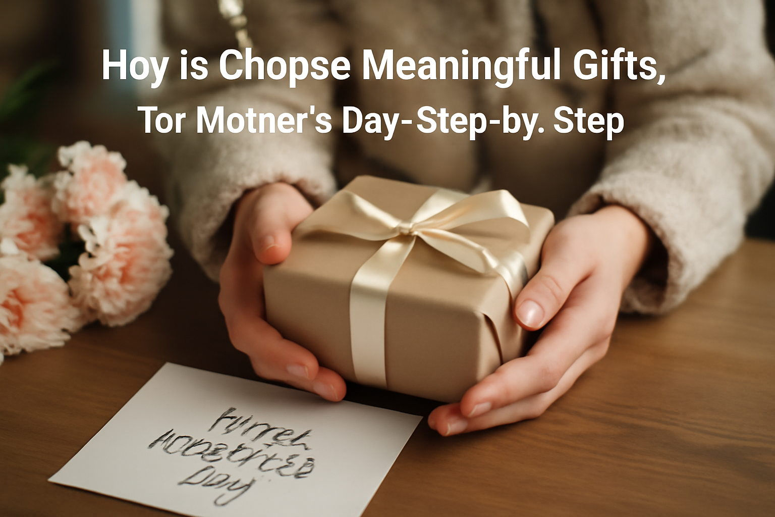 How to how to choose meaningful gifts for Mother's Day: Step-by-Step